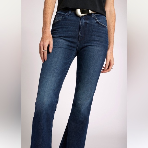 Current/Elliott EUC 27 The Boulevard “Zenith” wash Wide Leg Jean - Picture 1 of 7